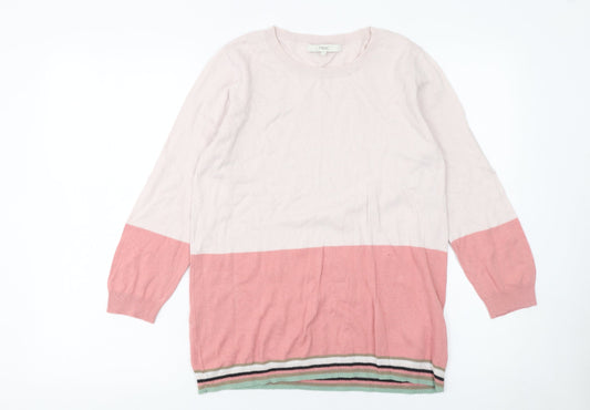 Womens UK Size 12 NEXT Pink Pullover Jumper