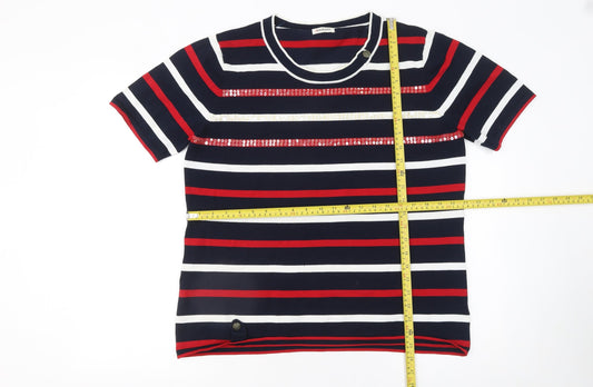 Womens UK Size 18 Damart Multicoloured Pullover Jumper