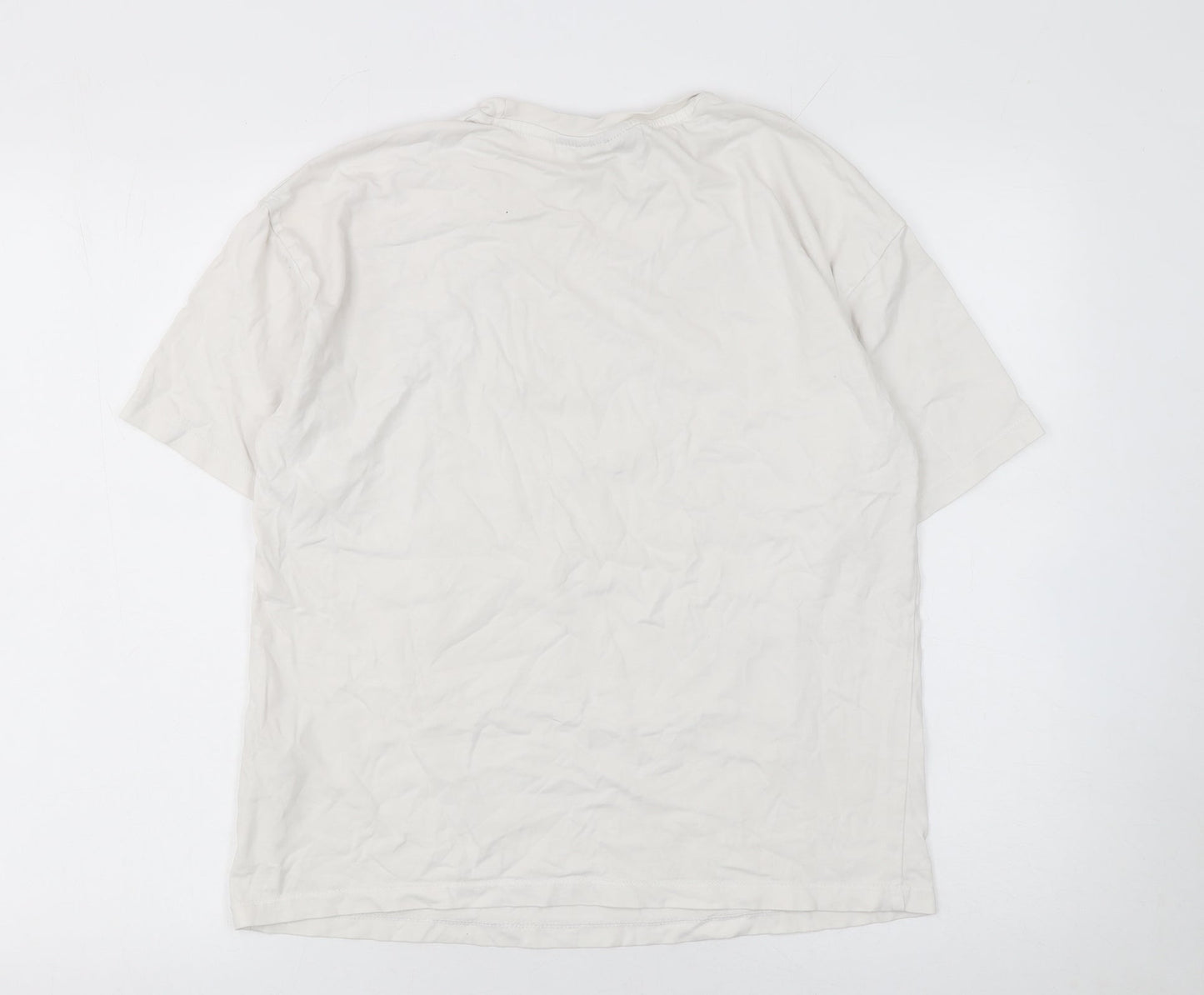 Womens UK Size XS Primark White Basic T-Shirt