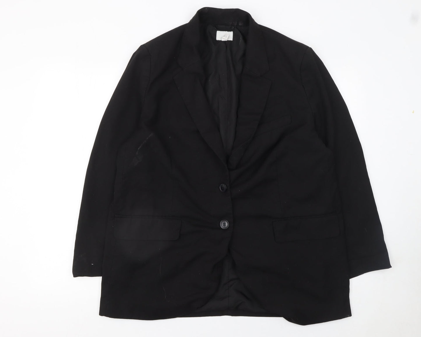 Womens UK Size L H&M Regular Black Blazer