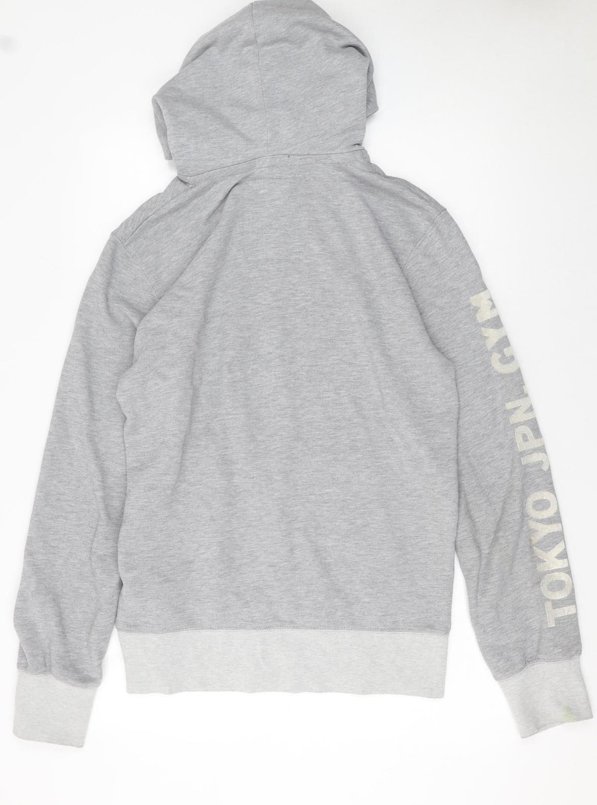 Mens UK Size L Superdry Grey Pullover Hoodie
