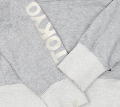 Mens UK Size L Superdry Grey Pullover Hoodie