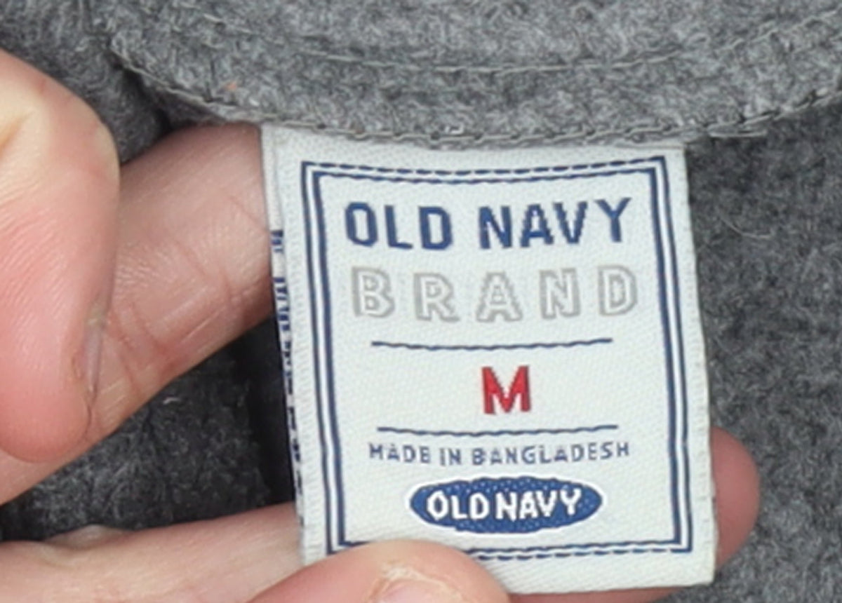 Mens UK Size M Old Navy Grey Basic Jacket