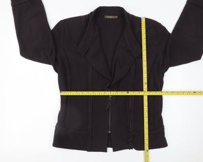 Womens UK Size XL Sandwich Black Basic Jacket