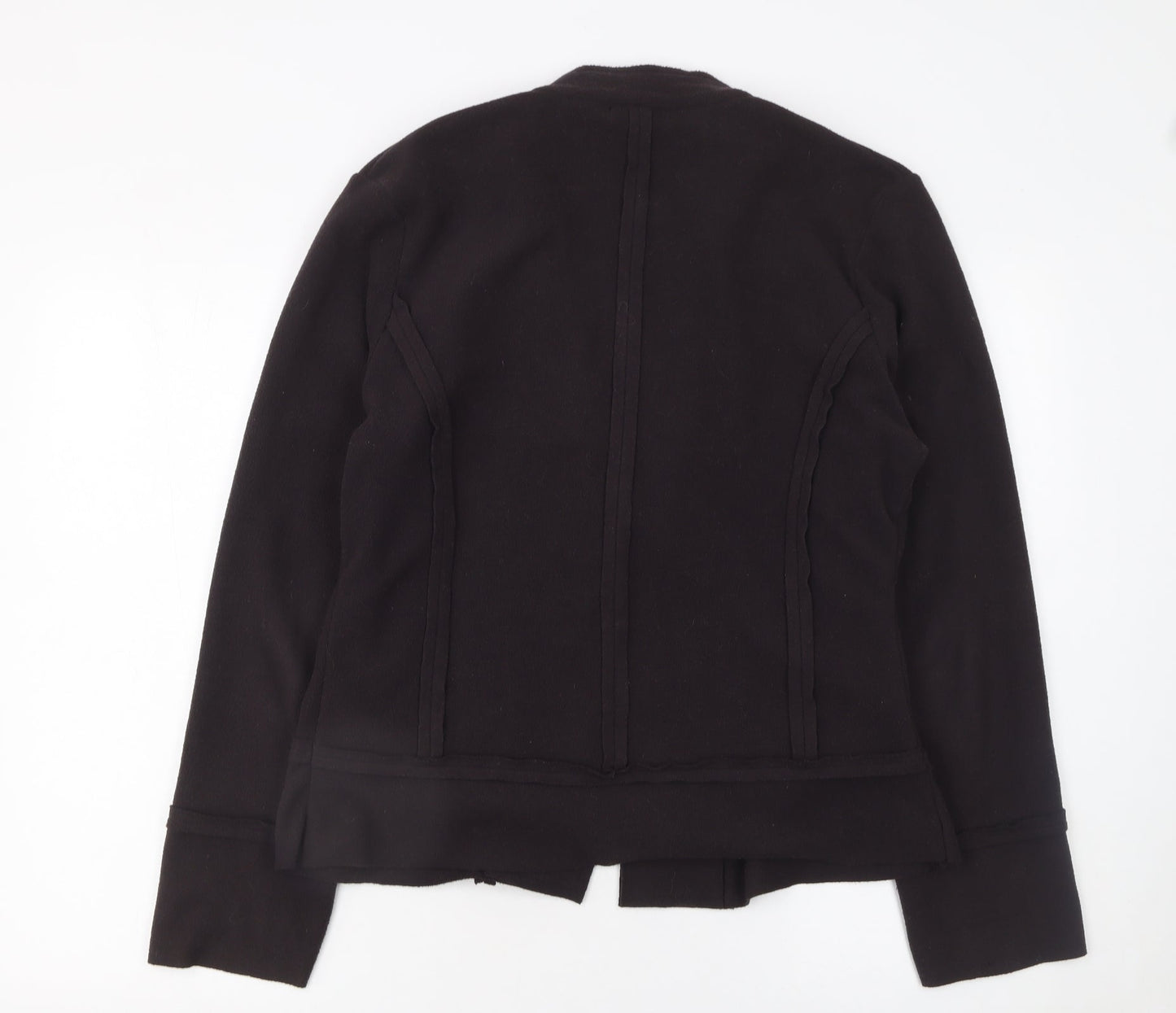 Womens UK Size XL Sandwich Black Basic Jacket