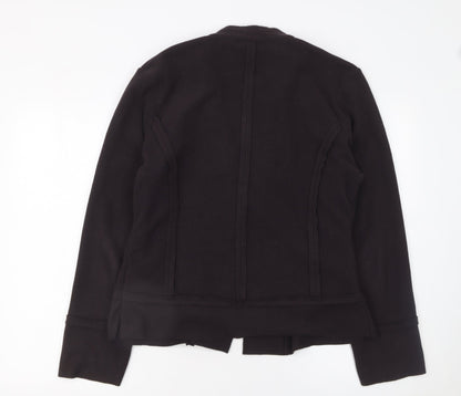 Womens UK Size XL Sandwich Black Basic Jacket