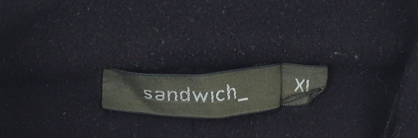 Womens UK Size XL Sandwich Black Basic Jacket