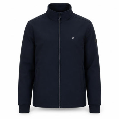Mens UK Size S Farah Blue Soft Shell