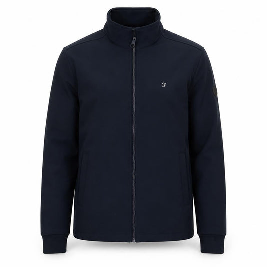 Mens UK Size S Farah Blue Soft Shell