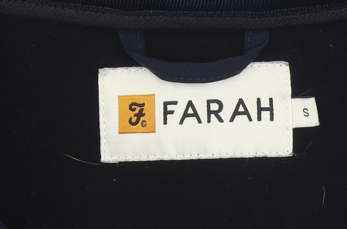 Mens UK Size S Farah Blue Soft Shell