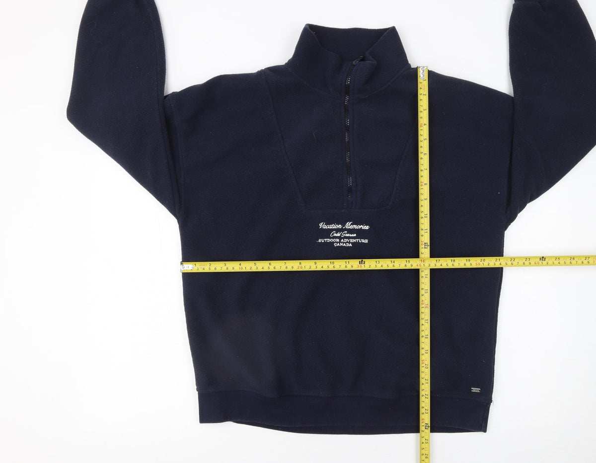 Teens UK Size S Pull&Bear Blue Pullover Sweatshirt