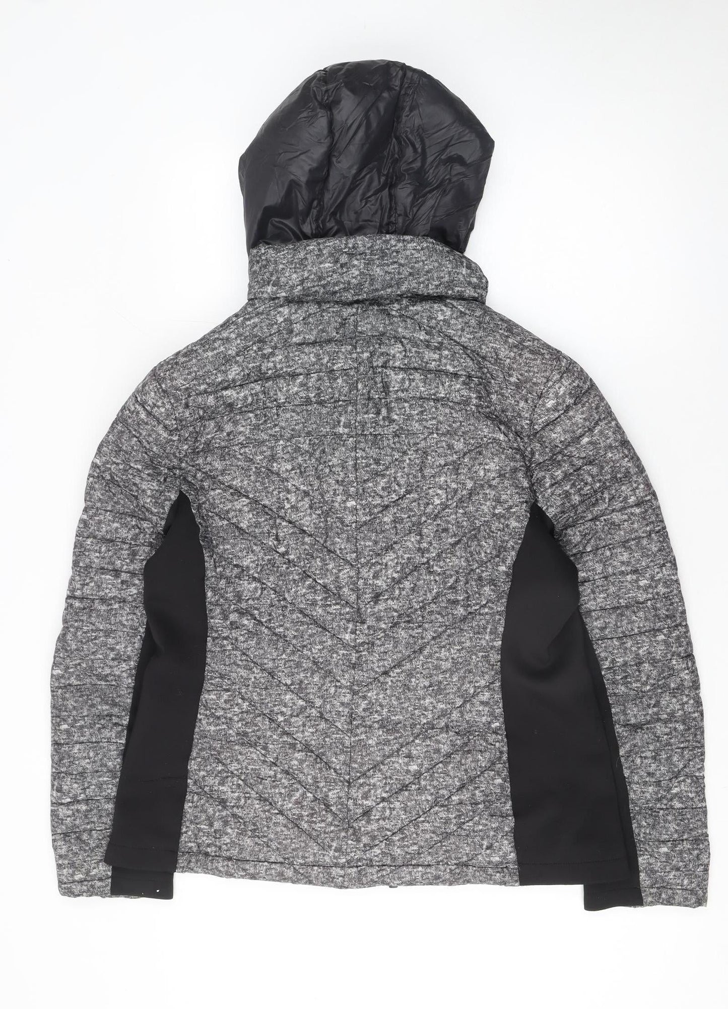 Womens UK Size L GUESS Grey Puffer Jacket