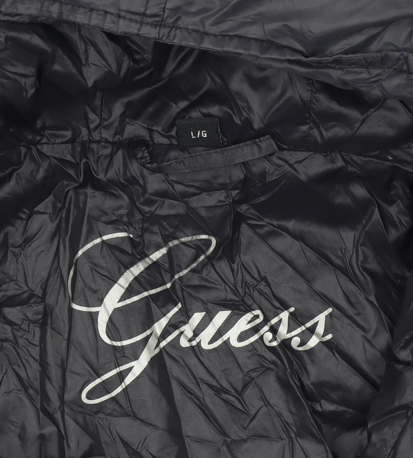 Womens UK Size L GUESS Grey Puffer Jacket