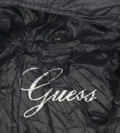 Womens UK Size L GUESS Grey Puffer Jacket