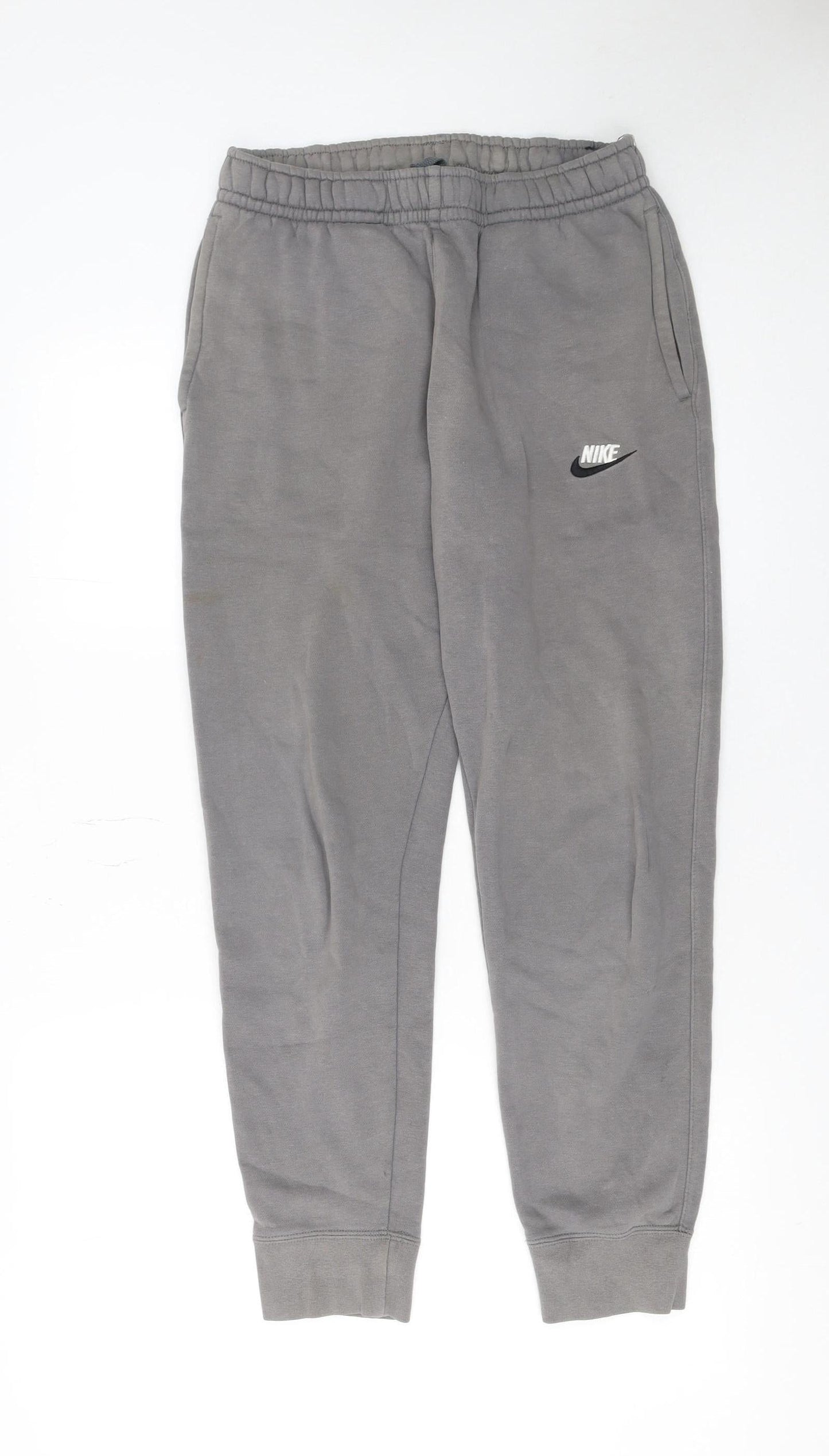 Mens UK Size S Nike Regular Fit Jogger Grey Trousers