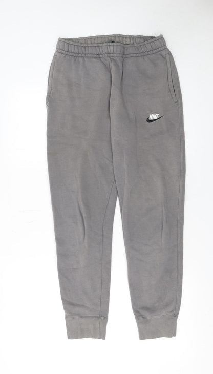 Mens UK Size S Nike Regular Fit Jogger Grey Trousers