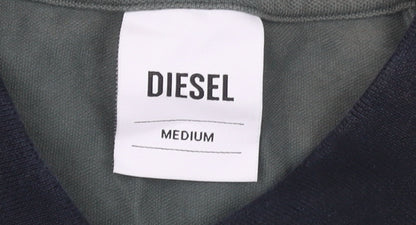 Mens UK Size M Diesel Cotton Blend Polo Shirt