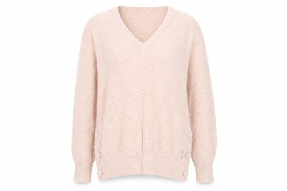 Womens UK Size S Vila Joy Pink Pullover Jumper