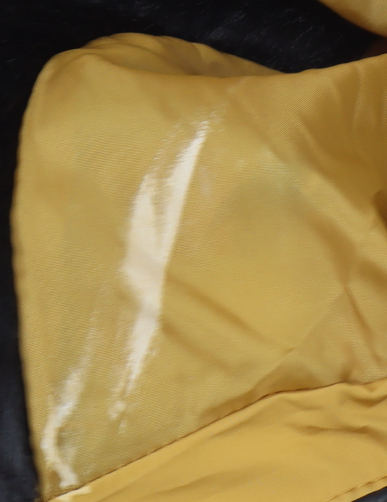 New Look Womens Yellow Puffer Jacket Size 14 Winter Coat