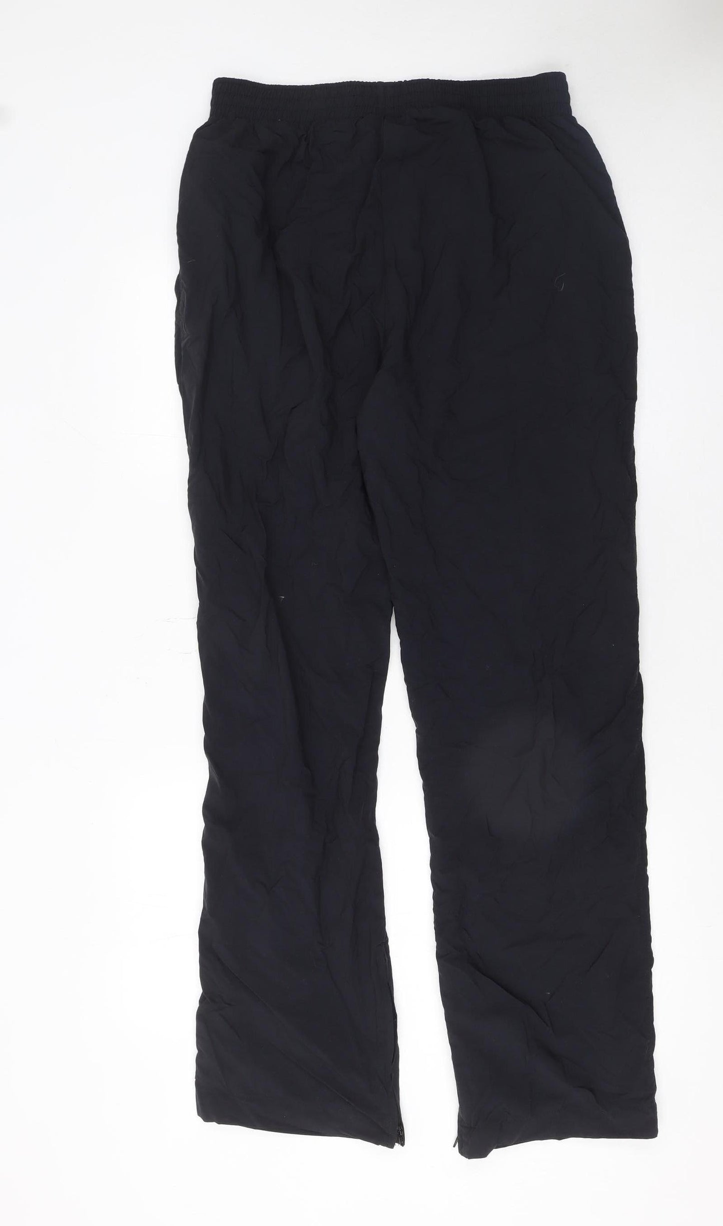 O'Neills Mens Black 2XL Nylon Straight Track Pants with Zips