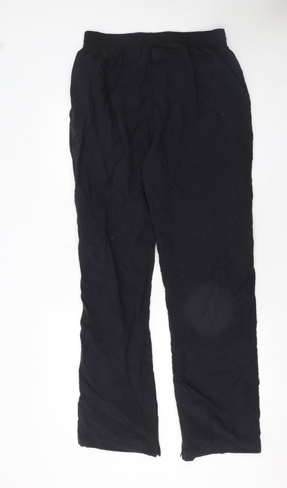 O'Neills Mens Black 2XL Nylon Straight Track Pants with Zips