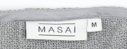 Womens UK Size M Masai Grey Cardigan Jumper