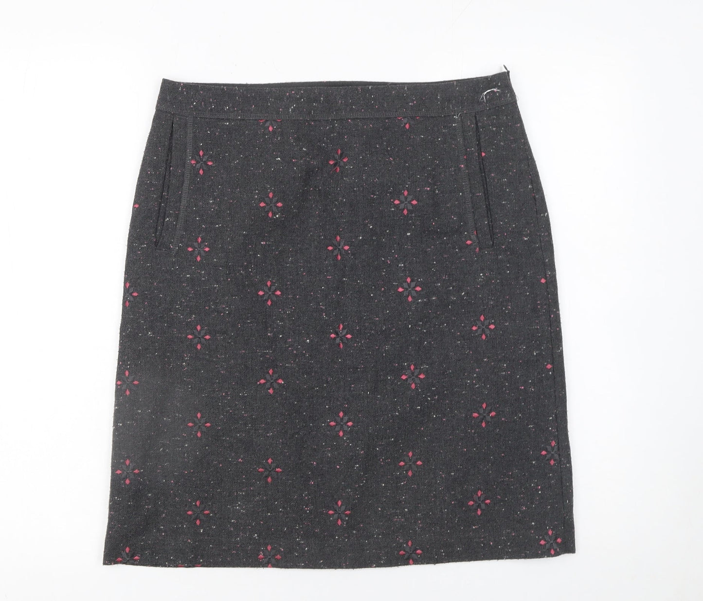 Womens UK Size 10 White Stuff Straight & Pencil Tweed Skirt