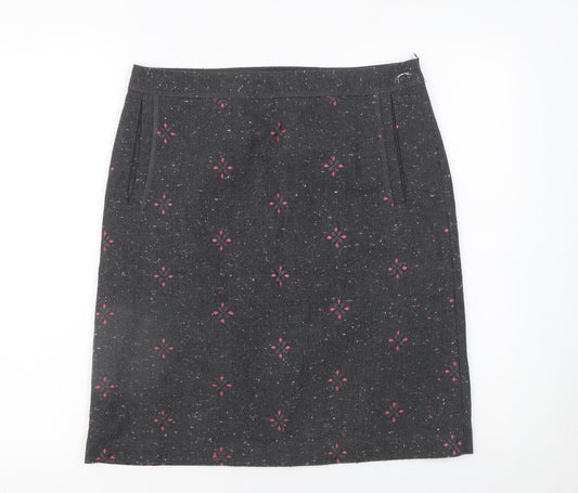 Womens UK Size 10 White Stuff Straight & Pencil Tweed Skirt