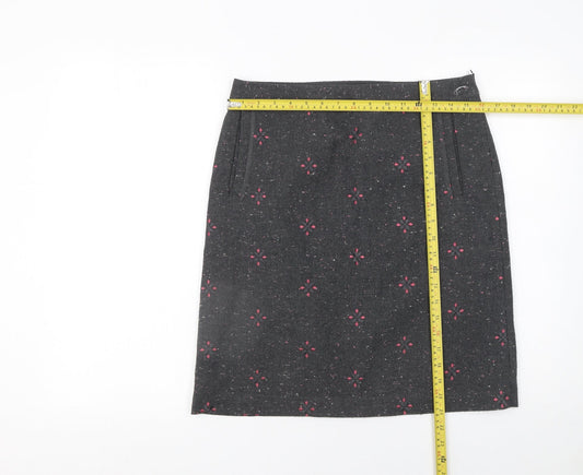 Womens UK Size 10 White Stuff Straight & Pencil Tweed Skirt