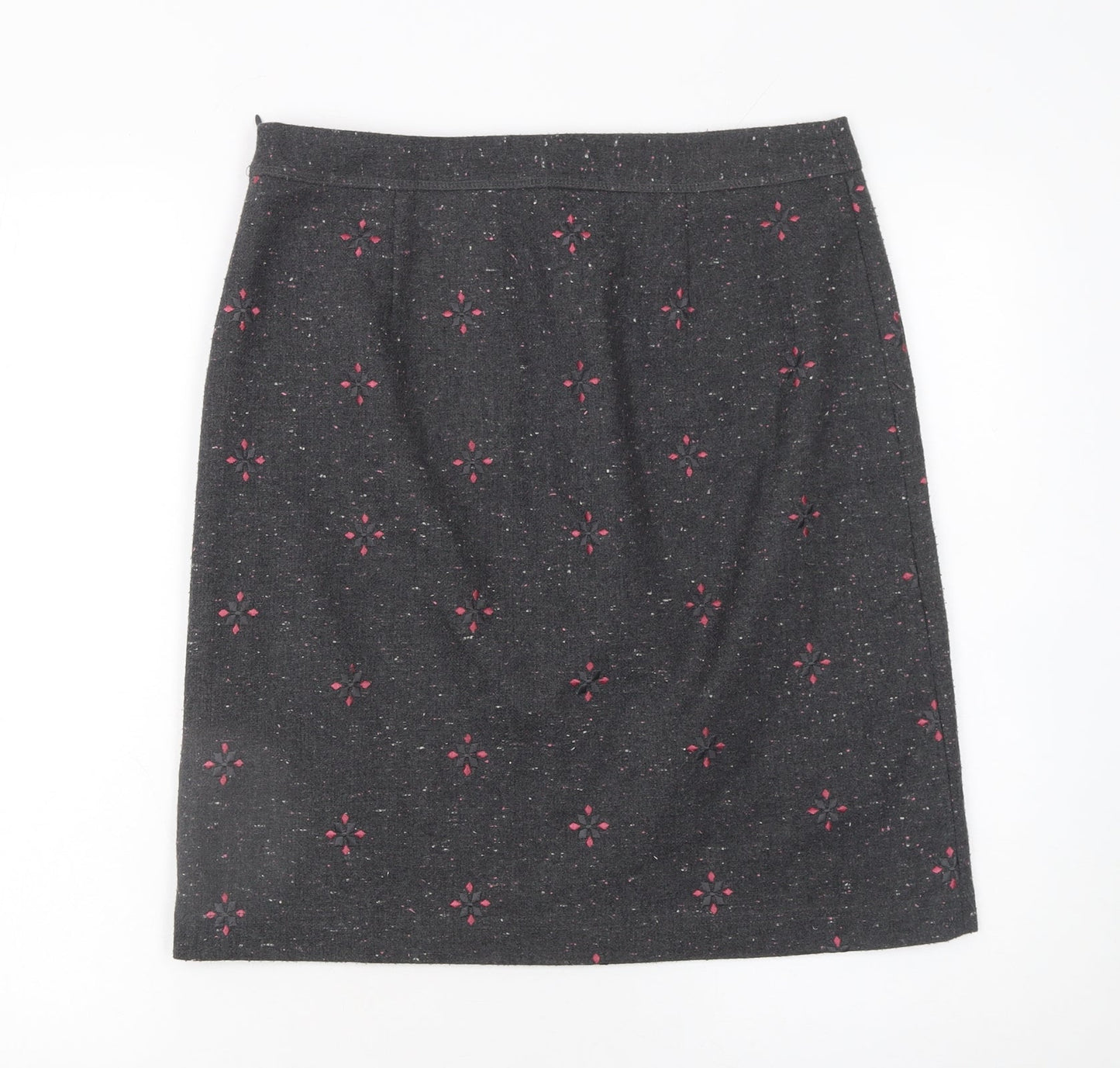 Womens UK Size 10 White Stuff Straight & Pencil Tweed Skirt