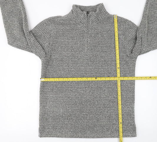 Mens UK Size M Matalan Grey Pullover Sweatshirt
