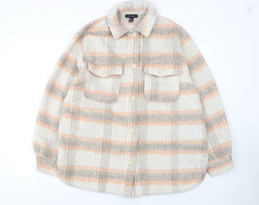 Womens UK Size 14 New Look Beige Shacket