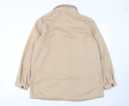 Womens UK Size S H&M Beige Basic Jacket