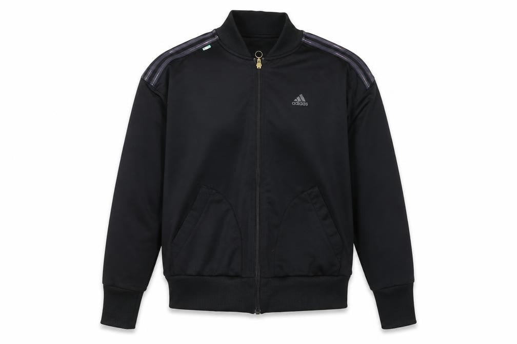 Womens UK Size S adidas Black Full Zip Sweatshirt