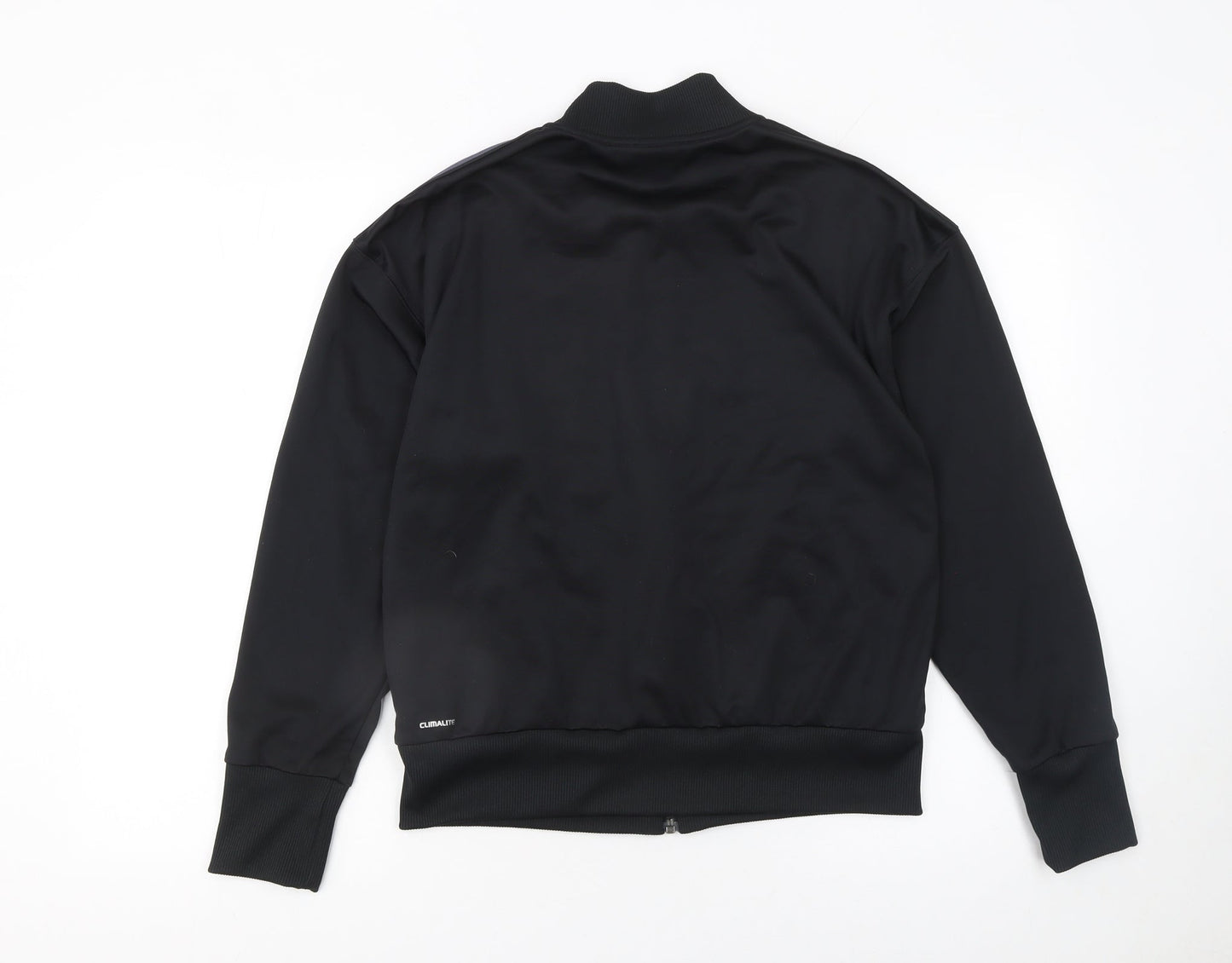 Womens UK Size S adidas Black Full Zip Sweatshirt