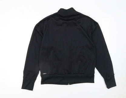 Womens UK Size S adidas Black Full Zip Sweatshirt