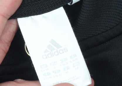 Womens UK Size S adidas Black Full Zip Sweatshirt