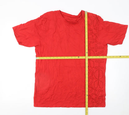 Mens UK Size 2XL Crosshatch Red  T-Shirt