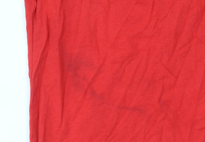 Mens UK Size 2XL Crosshatch Red  T-Shirt