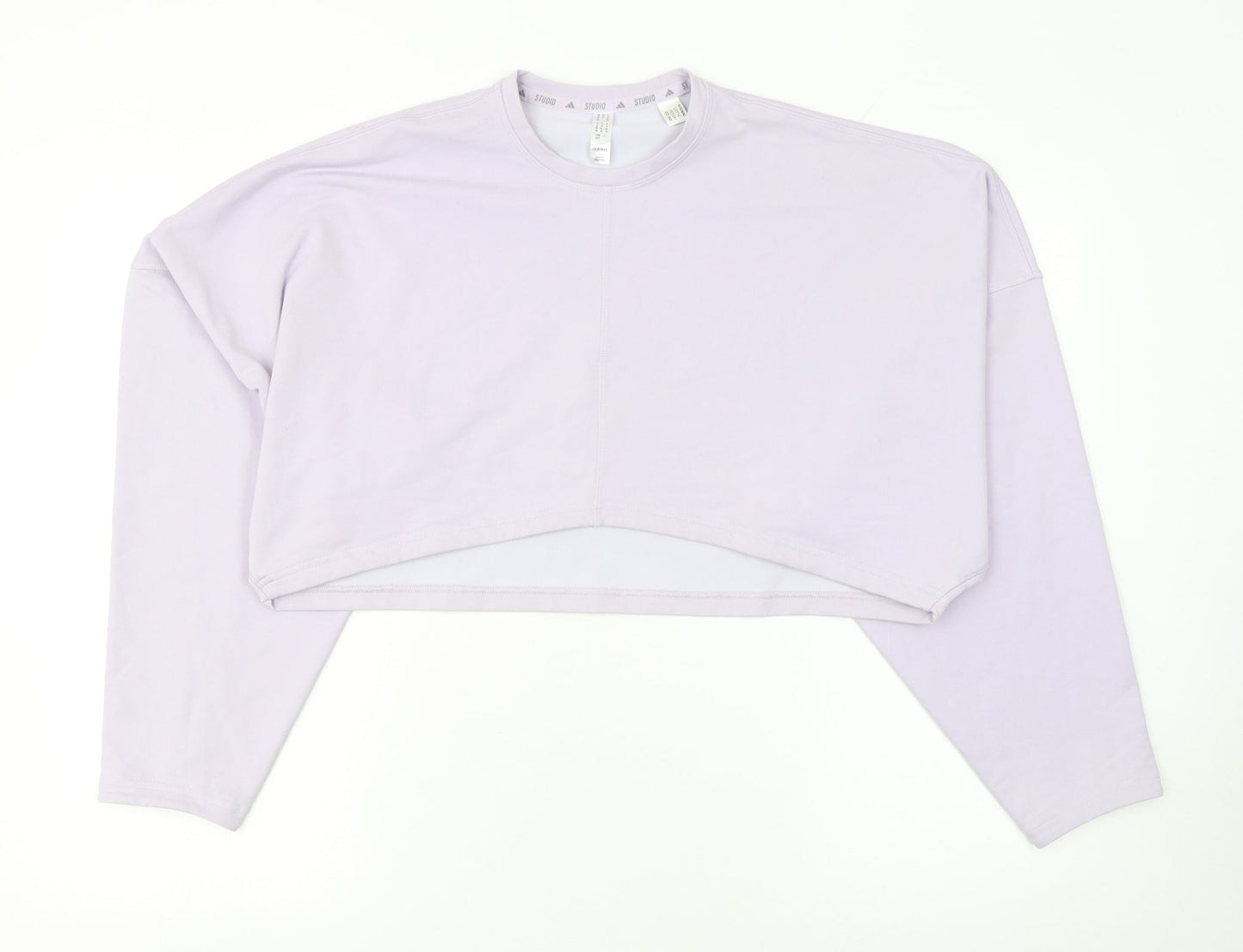 Womens UK Size M adidas Purple Pullover Sweatshirt