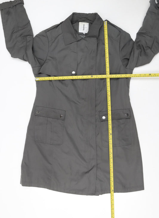 Womens UK Size 16 Debenhams Grey Trench Coat