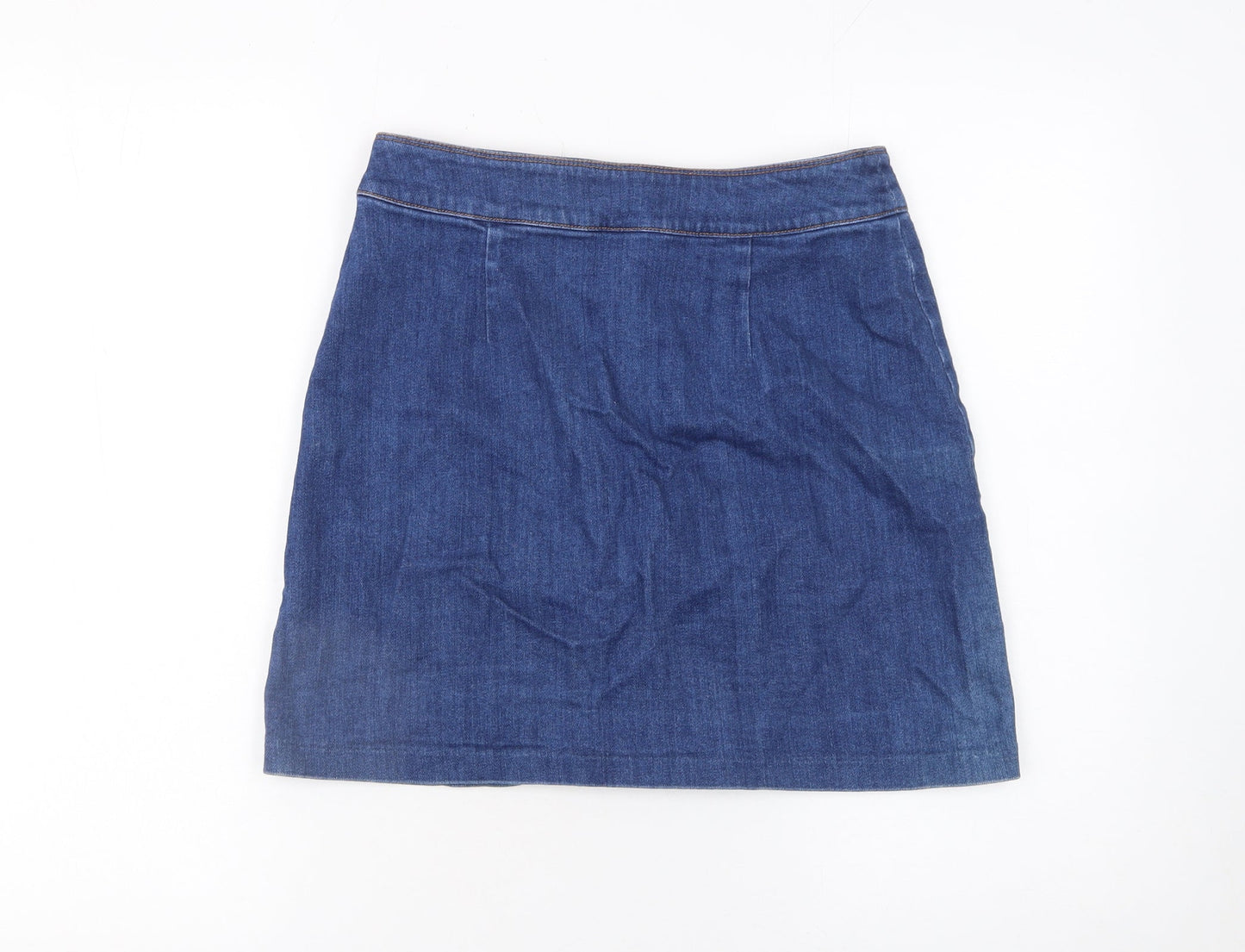 Womens UK Size 10 H&M Straight & Pencil Denim Skirt