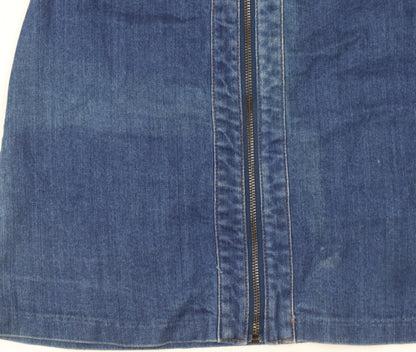 Womens UK Size 10 H&M Straight & Pencil Denim Skirt