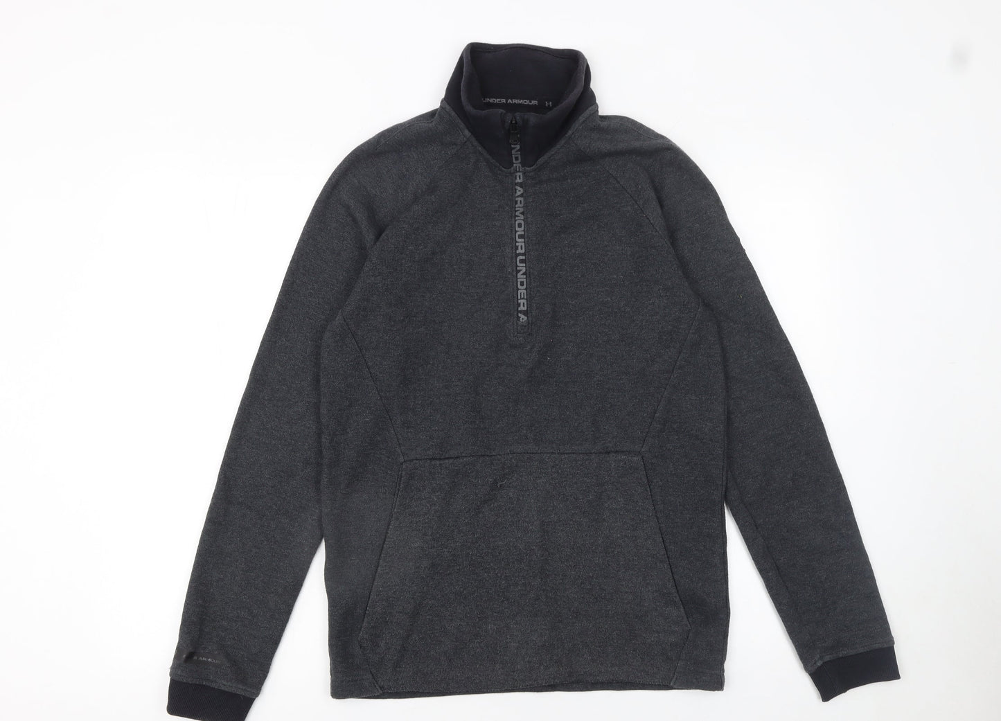 Mens UK Size S Under armour Grey 1/4 Zip Sweatshirt