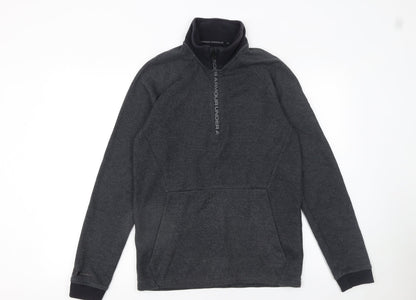 Mens UK Size S Under armour Grey 1/4 Zip Sweatshirt