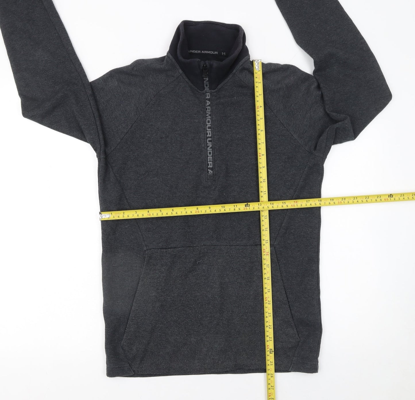 Mens UK Size S Under armour Grey 1/4 Zip Sweatshirt