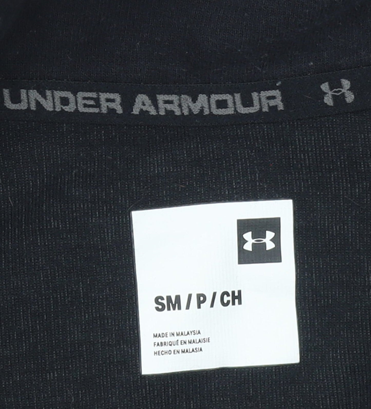 Mens UK Size S Under armour Grey 1/4 Zip Sweatshirt