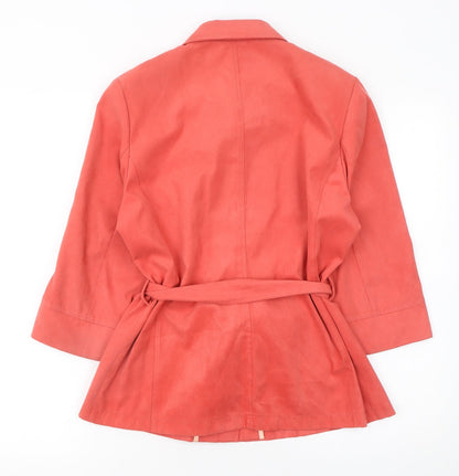 Womens UK Size 10 Erfo Orange Belted