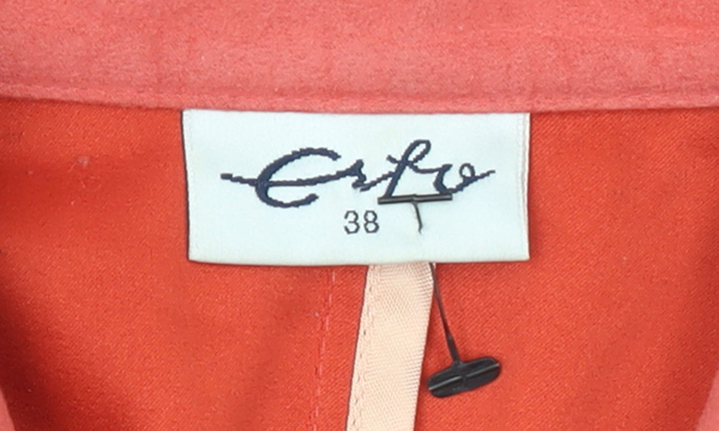 Womens UK Size 10 Erfo Orange Belted