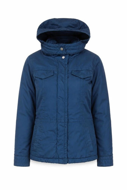 Womens UK Size 10 H&M Blue Parka Coat